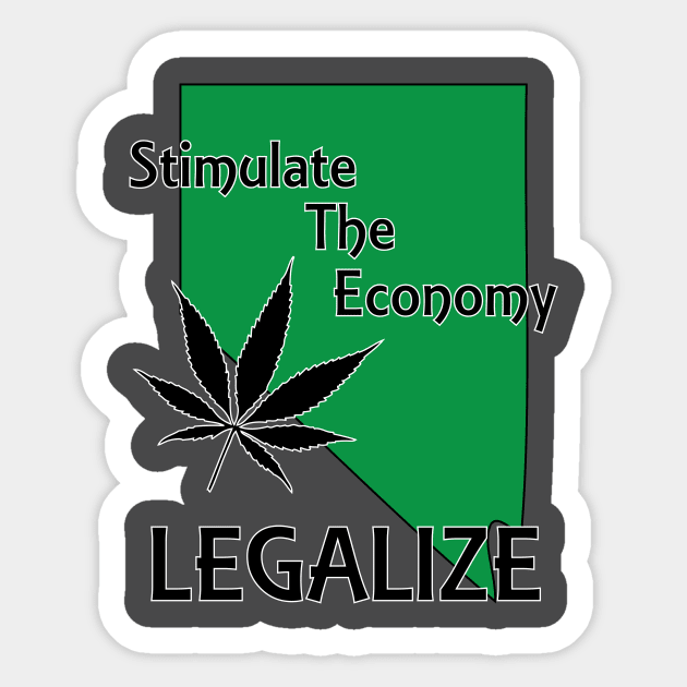 Nevada Legalize Cannabis! Sticker by CannaBerry